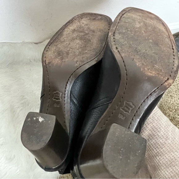 Tory Burch Jenna Heel Ankle Buckle Riding Boots - Picture 14 of 14